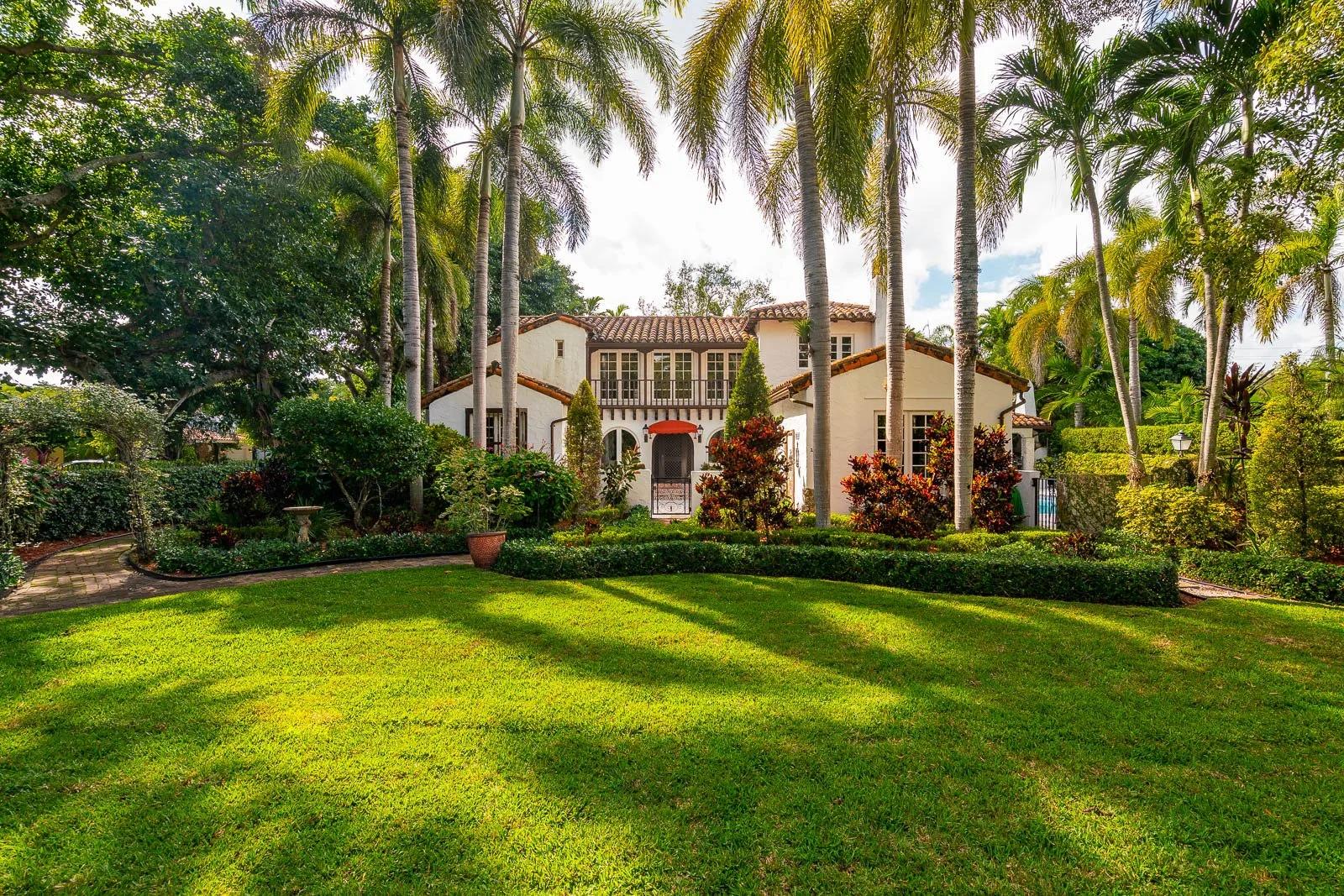 Well maintained South Florida residential property with lawn and landscaping